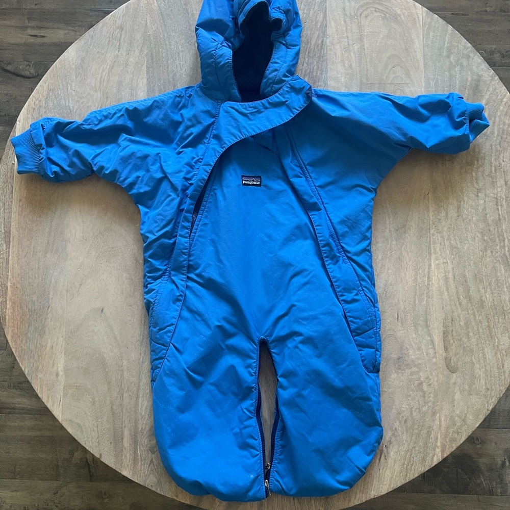 Vintage Patagonia Blue Infant Snowsuit